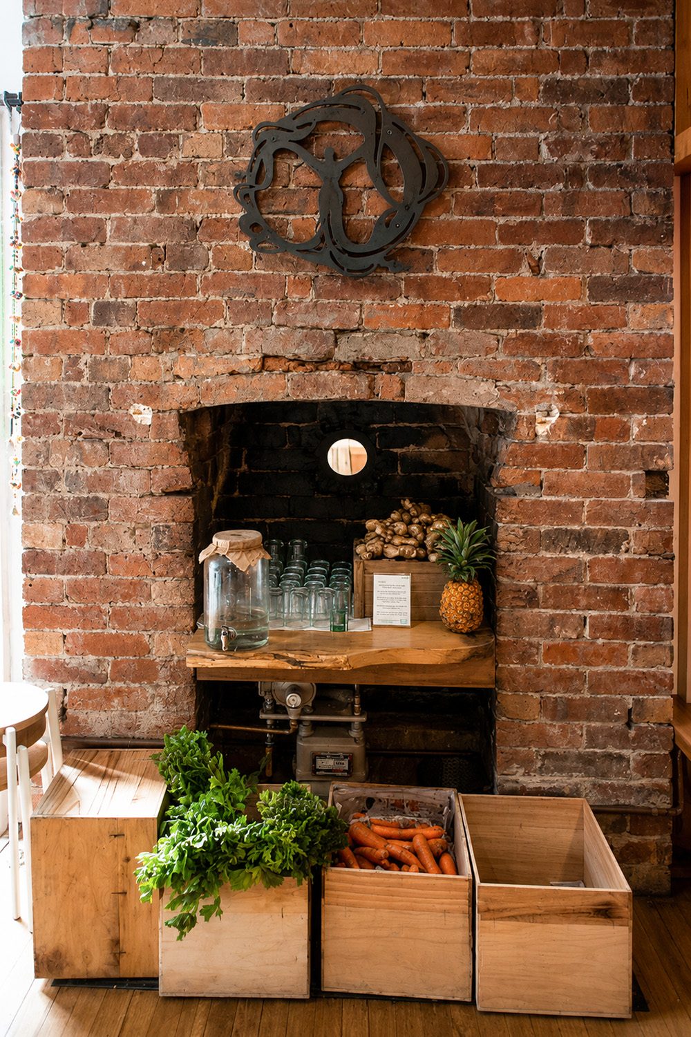Manly fit-out – Fireplace