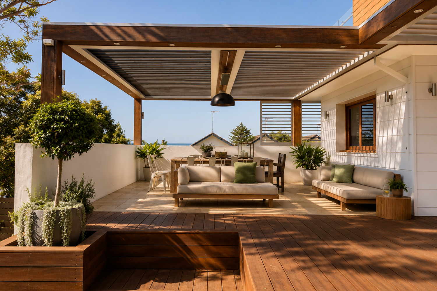 Modern Coastal Architecture – C&C House Freshwater Deck