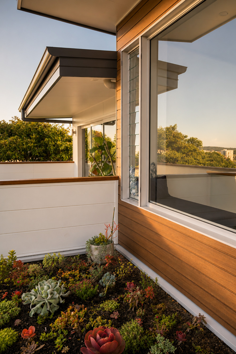 Modern Coastal Architecture – C&C House Freshwater Balcony Garden