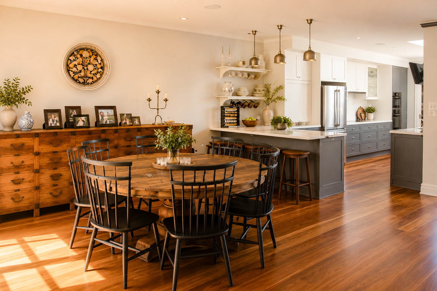 Hamptons Style Renovation – J&C House Collaroy Dining