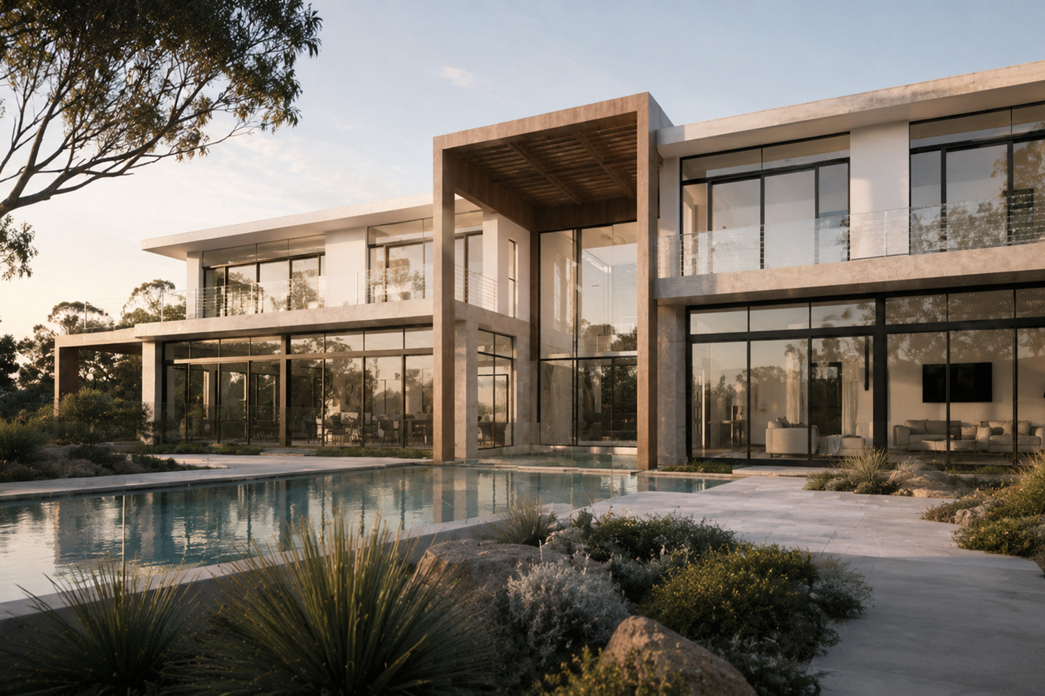 K&R House Seaforth – Luxury Waterfront Home Rear