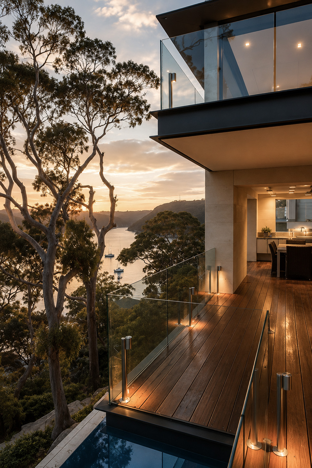 Contemporary waterfront home P&C House Seaforth – View