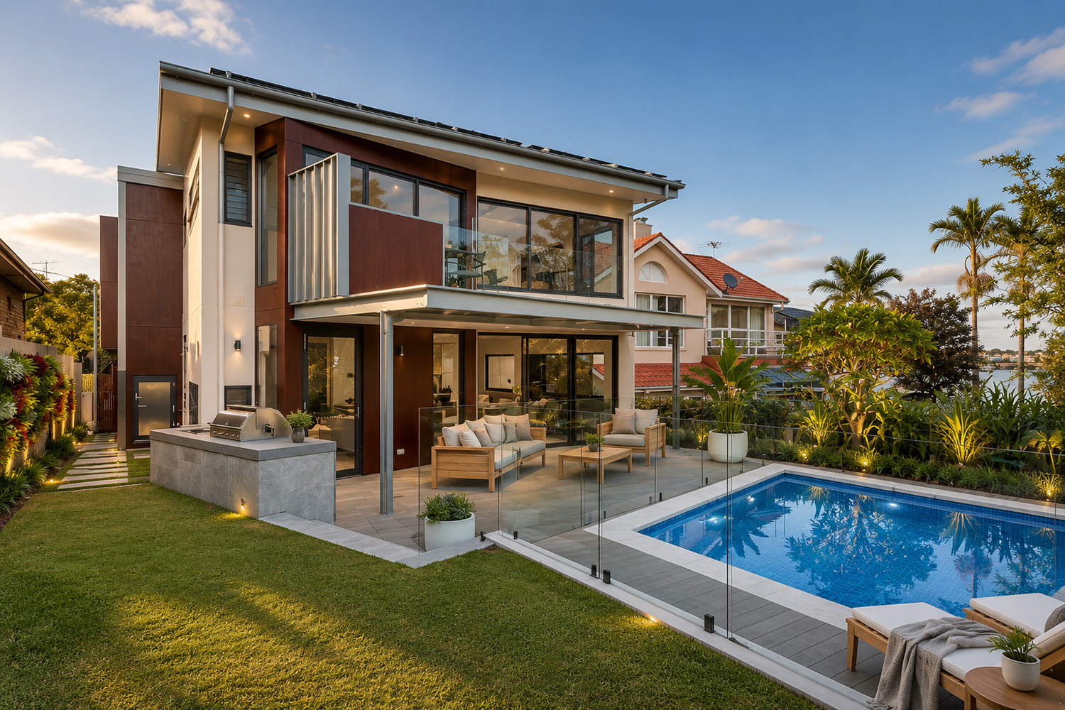 Modern renovation – O&S House Abbotsford Rear View