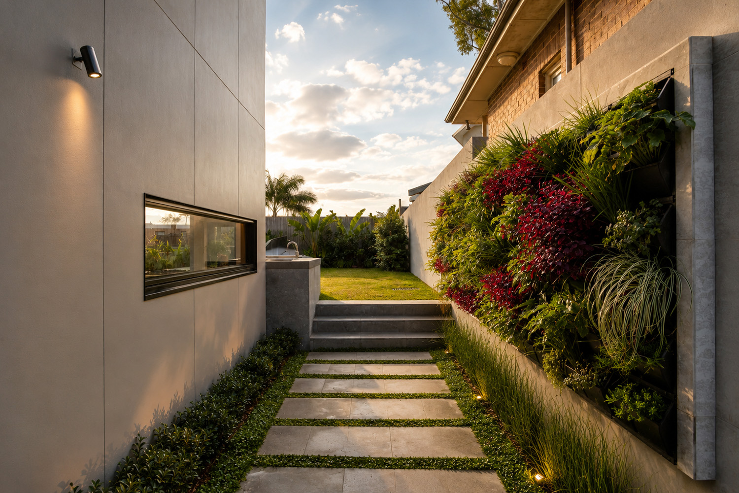 Modern renovation – O&S House Abbotsford Vertical Garden