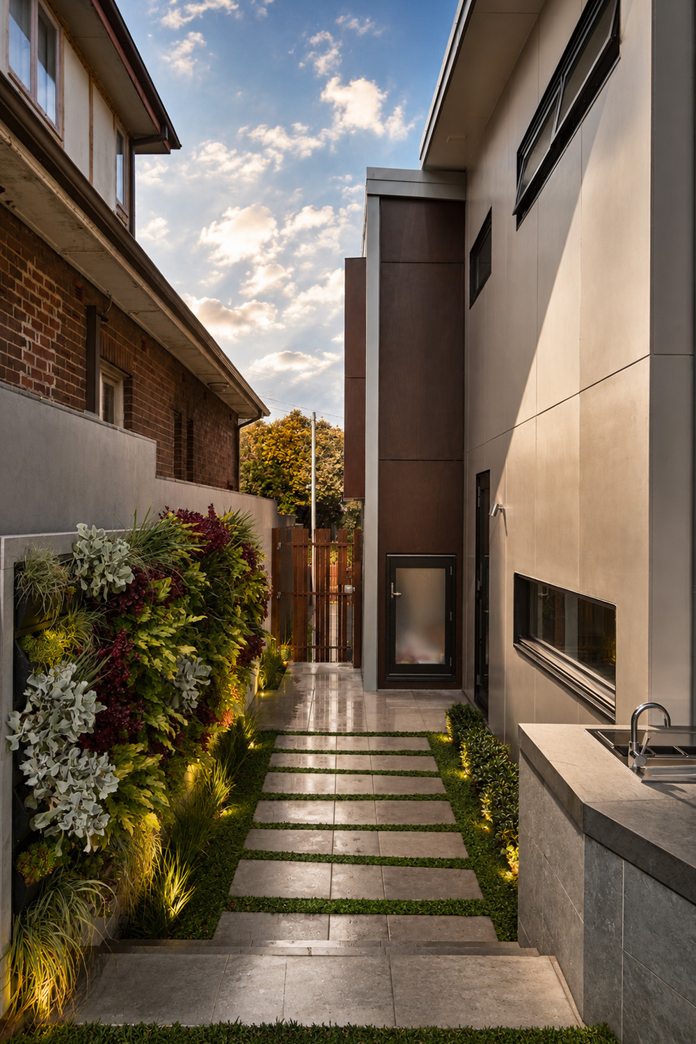 Modern renovation – O&S House Abbotsford Side Path