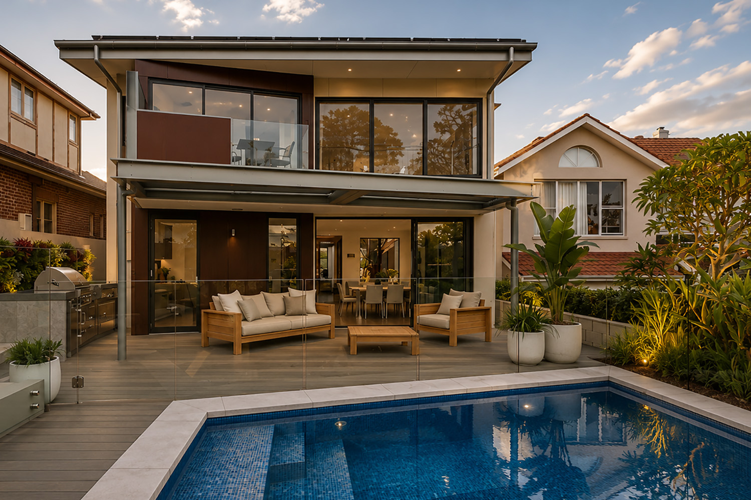 Modern renovation – O&S House Abbotsford Swimming Pool