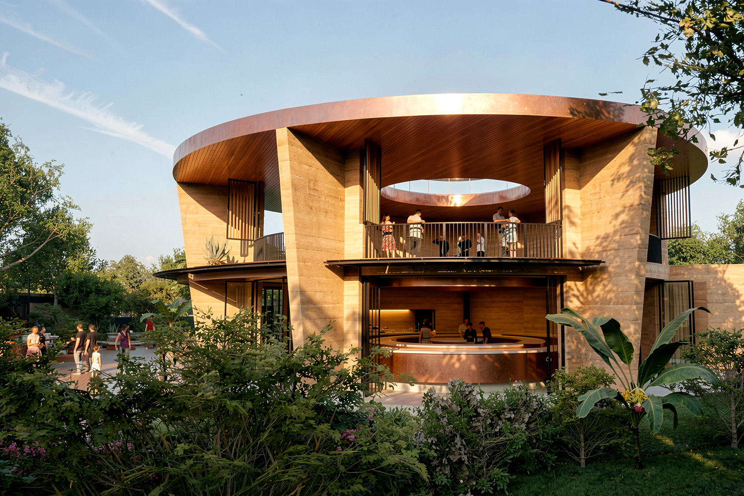 Eco Village Community Retreat – Front View