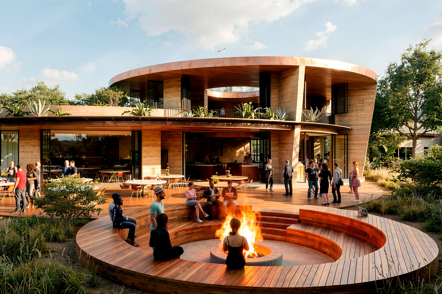 Eco Village Community Retreat – Fire Pit