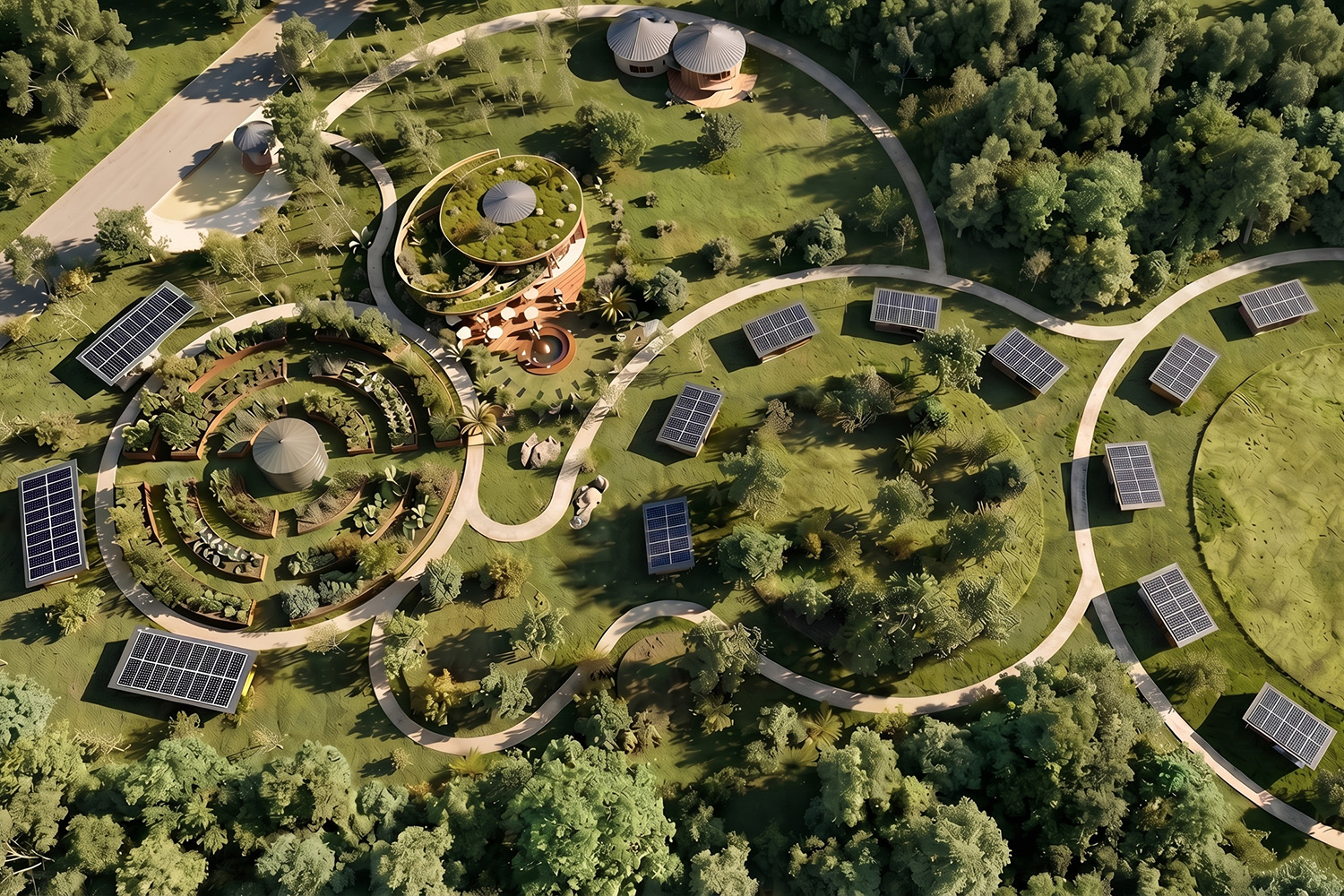 Eco Village Community Retreat – Permaculture Gardens