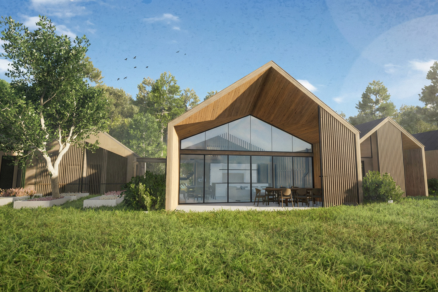 K&P House, Byron Hinterland, by Archisoul Architects Main building – Close view.