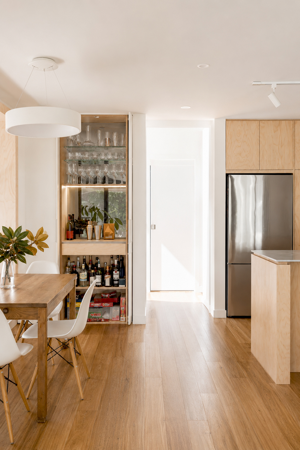 Minimalist renovation – A&S House kitchen dining