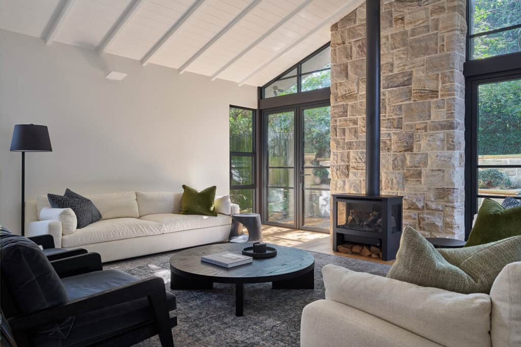 R&L House – View of formal living area from alternate angle