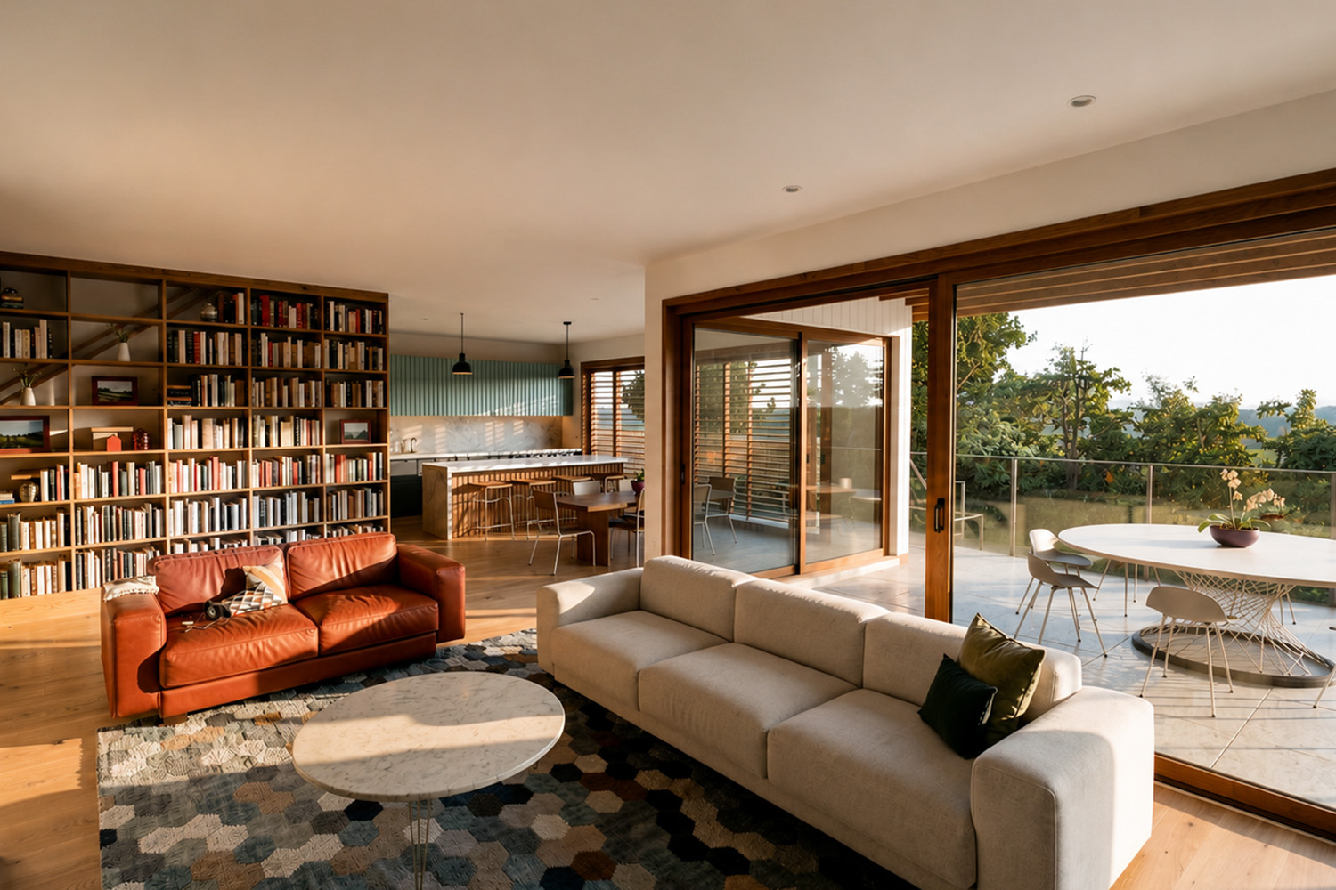 B&J House Collaroy – Kitchen and Living Area