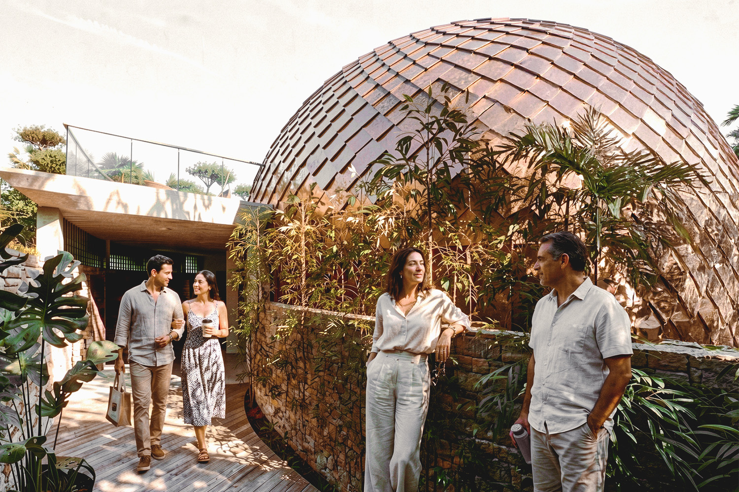 Sound Healing – Frequency Dome Costa Rica Entrance