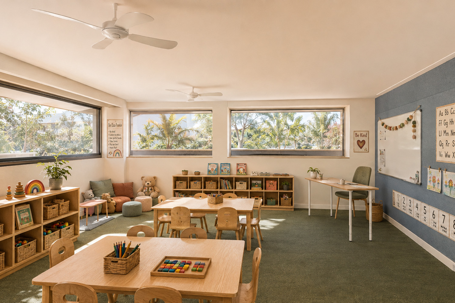 Educational architecture – Gobind Sarvar Sikh School Classroom