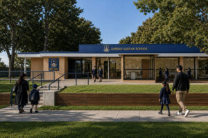 Educational architecture – Gobind Sarvar Sikh School Entrance