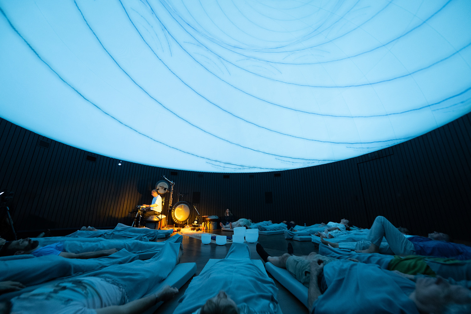 Sound Healing – Frequency Dome Costa Rica, Blue Light